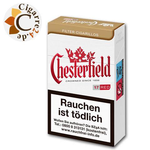 Chesterfield Red Filterzigarillos King Size