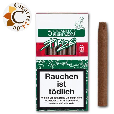Purize Red Blunt Wraps Zigarillos, 5er