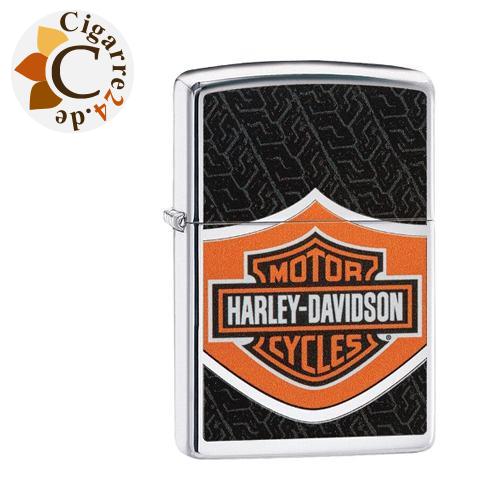 Zippo Chrom poliert Harley Davidson Logo