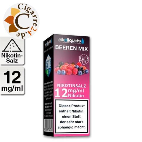 Nikoliquids E-Liquid Nikotinsalz Beeren Mix 12mg Nikotin