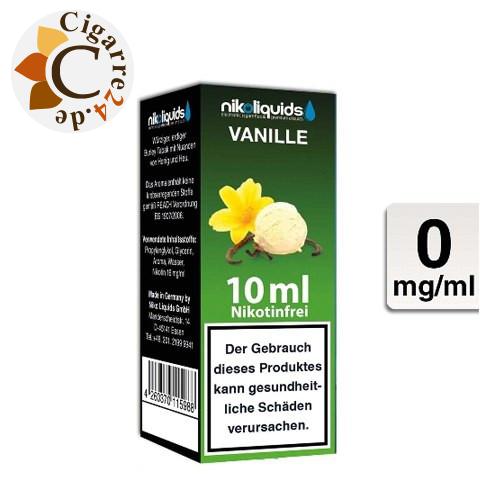 Nikoliquids E-Liquid Vanille ohne Nikotin - 50PG-50VG