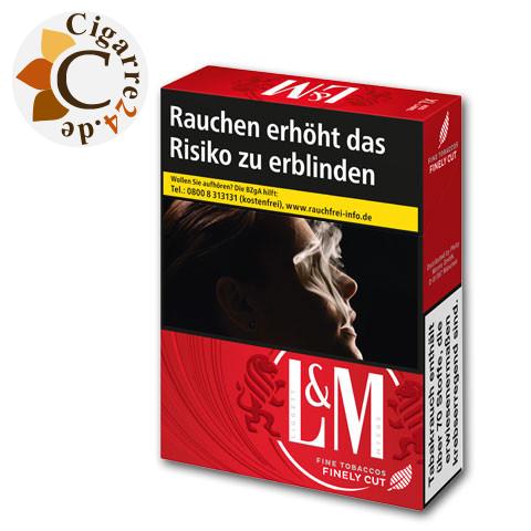 L&M Red Label XL-Box 8,00 € Zigaretten